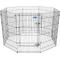 Show in main carousel: Petmate 8-Panel Wire Dog Exercise Pen with Door, Black, X-Large slide 3 of 7