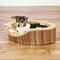Show in main carousel: Petmate Antimicrobial Deluxe Bolster Cat & Dog Bed with Removable Cover, Color Varies slide 1 of 6