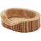 Show in main carousel: Petmate Antimicrobial Deluxe Bolster Cat & Dog Bed with Removable Cover, Color Varies slide 3 of 6