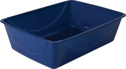 Petmate Basic Cat Litter Pan, Sapphire Blue, Jumbo slide 1 of 3