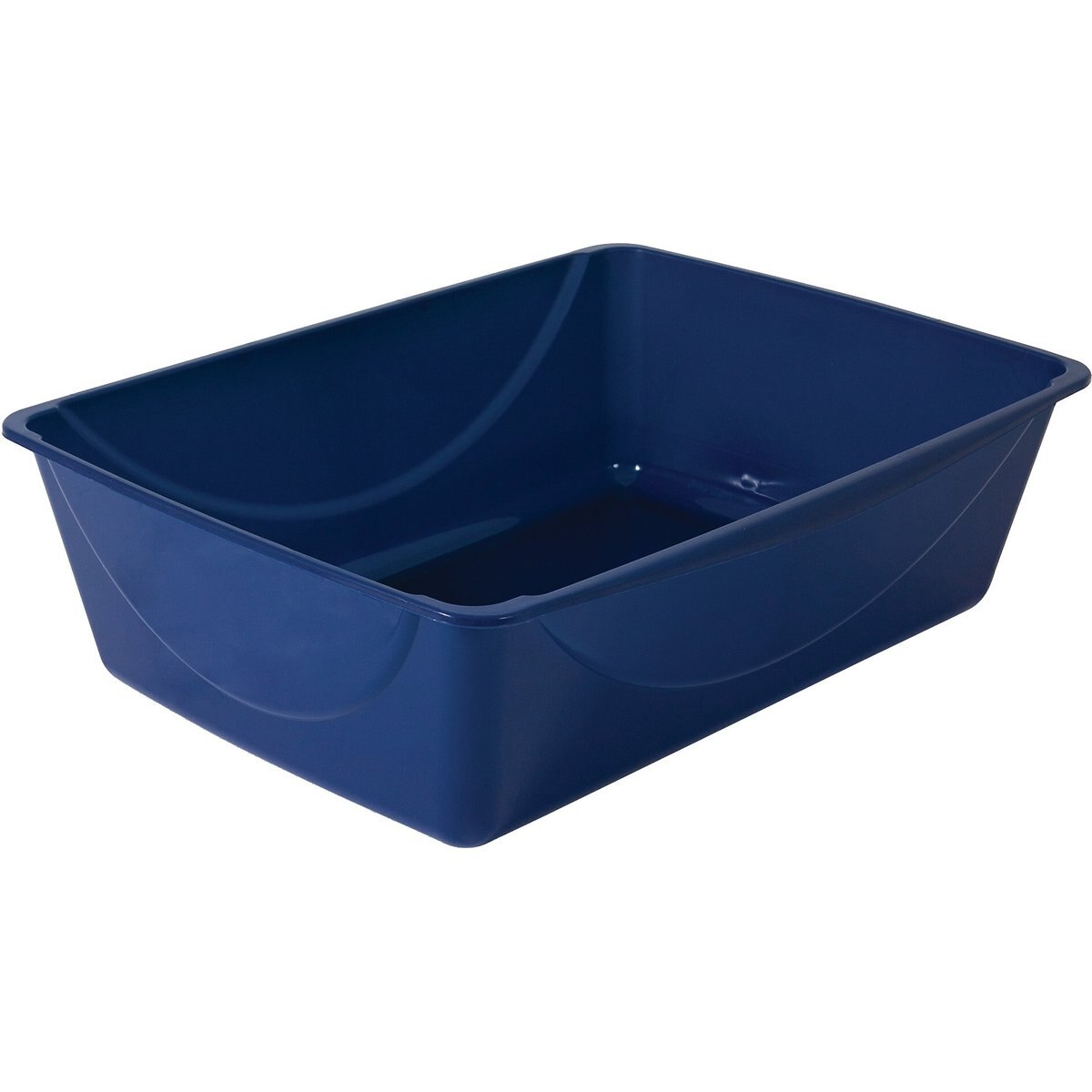 Petmate Basic Cat Litter Pan, Sapphire Blue, Jumbo