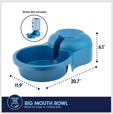 Show full view: Petmate Big Blue Outdoor Dog Water Bowl, 5-gal slide 5 of 11