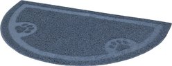 Petmate Catcher Mat, Half Circle, Ice Blue