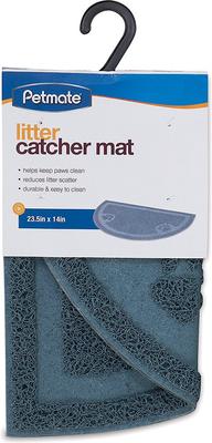 Show full view: Petmate Catcher Mat, Half Circle, Ice Blue slide 2 of 3