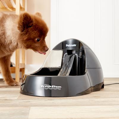 Show full view: Petmate Deluxe Fresh Flow Dog & Cat Fountain, Black, 108-oz slide 2 of 5