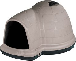 Petmate Dog House with Microban, Indigo Taupe/Black, Medium