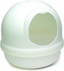 Petmate Dome Litter Box, Pearl Linen