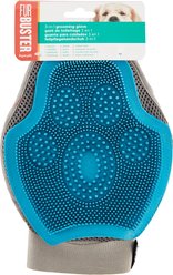Petmate FurBuster 3-in-1 Dog Grooming Glove, Blue