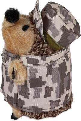Show full view: Petmate Heggie Army Squeaky Plush Dog Toy slide 2 of 3