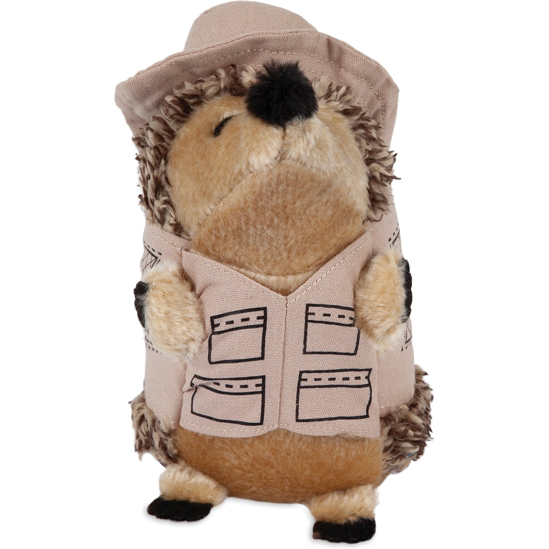 Petmate Heggie Fisherman Squeaky Plush Dog Toy