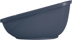 Petmate Hi-Back Open Cat Litter Pan, Blue Steel, Jumbo slide 2 of 4