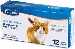 Petmate Litter Pan Boxed Liners, Large