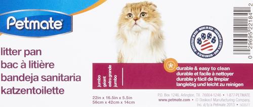 Show full view: Petmate Litter Pan, Gray, Jumbo slide 5 of 7
