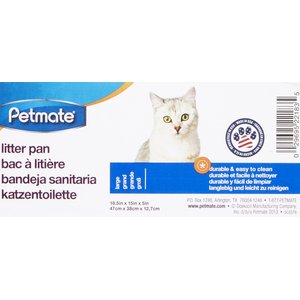 Petmate Litter Pan, Gray, Large