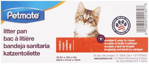 Show full view: Petmate Litter Pan, Gray, Medium slide 5 of 7