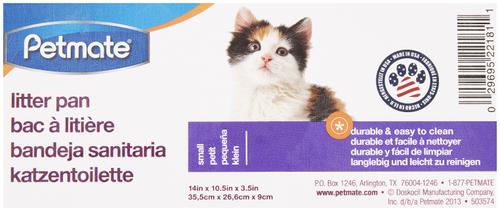 Show full view: Petmate Litter Pan, Gray, Small slide 6 of 8