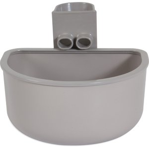 Petmate No-Spill Plastic Dog Kennel Bowl, 21-oz