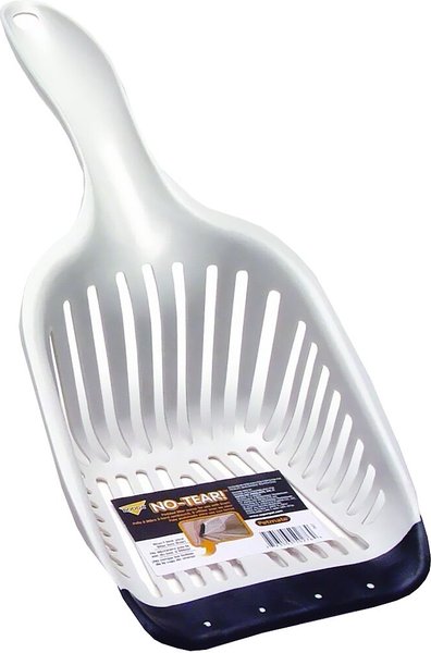 Show full view: Petmate No Tear Cat Litter Scoop, Polar White slide 1 of 4
