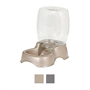 Petmate Pearl Pet Cafe Waterer, Tan, 0.75-gal