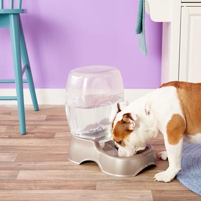Show full view: Petmate Pearl Pet Cafe Waterer, Tan, 3-gal slide 3 of 5