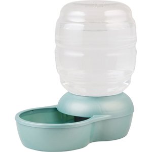 Petmate Pearl Replendish Waterer with Microban, Brushed Nickel, 2.5-gal