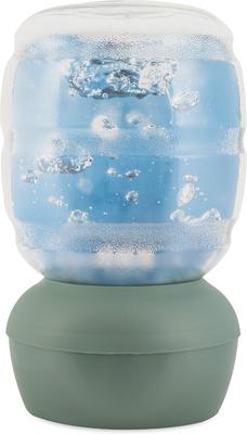 Show full view: Petmate Pearl Replendish Waterer with Microban, Brushed Nickel, 4-gal slide 3 of 10