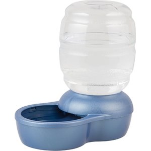 Petmate Pearl Replendish Waterer with Microban, Peacock Blue, 1/2-gal