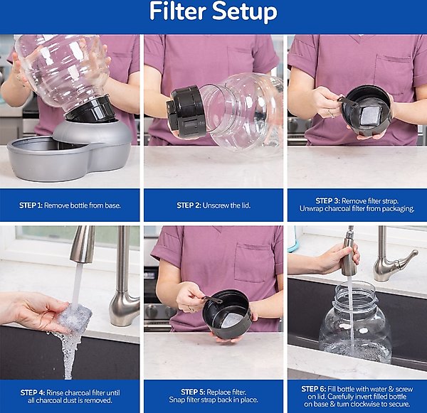 Petmate Pearl Replendish Waterer with Microban