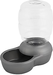 Petmate Pearl Replendish Waterer with Microban, Pearl Silver Gray, 0.5-gal