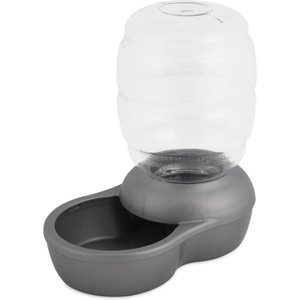 Petmate Pearl Replendish Waterer with Microban, Pearl Silver Gray, 0.5-gal