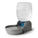 Petmate Pearl Replendish Waterer with Microban, Silver Grey, 4-gal