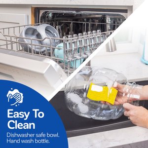 Petmate Pearl Replendish Waterer with Microban, Silver Grey, 4-gal