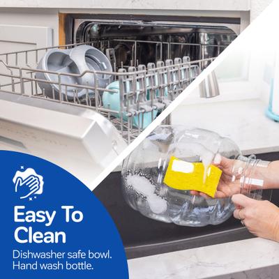 Show full view: Petmate Pearl Replendish Waterer with Microban, Silver Grey, 4-gal slide 5 of 10