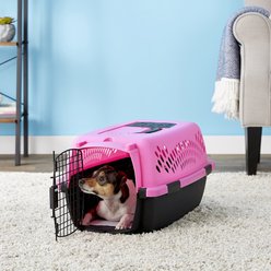 Petmate Pet Porter Dog & Cat Kennel, Hot Pink, 23-in, up to 15-lbs