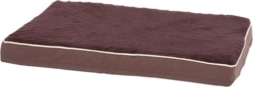 Show full view: Petmate Plush & Jacquard Orthopedic Pillow Dog Bed with Removable Cover, Color Varies, Large slide 3 of 7
