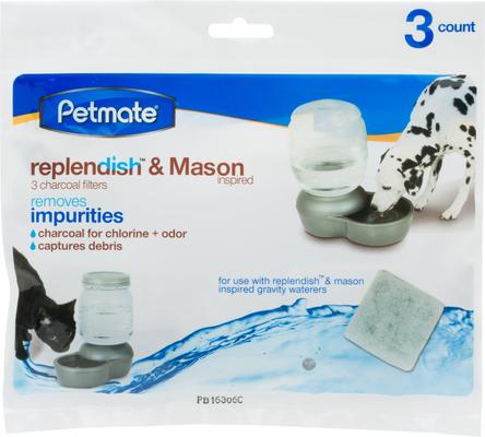 Show full view: Petmate Replendish Charcoal Replacement Filters, 3 pack slide 1 of 3