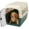 Show in main carousel: Petmate Ruff Maxx Dog & Cat Kennel, Off White/Green, 40-in, 70-90-lbs slide 4 of 10