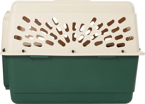 Show full view: Petmate Ruff Maxx Dog & Cat Kennel, Off White/Green, 40-in, 70-90-lbs slide 6 of 10