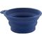 Show in main carousel: Petmate Silicone Round Collapsible Travel Pet Bowl, Navy Blue, 3-cup slide 1 of 8