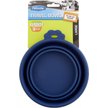 Show in main carousel: Petmate Silicone Round Collapsible Travel Pet Bowl, Navy Blue, 3-cup slide 5 of 8