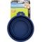 Show in main carousel: Petmate Silicone Round Collapsible Travel Pet Bowl, Navy Blue, 3-cup slide 5 of 8