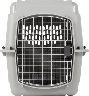 Show full view: Petmate Sky Dog & Cat Kennel, Gray, 32-in, 30-50-lbs slide 6 of 13