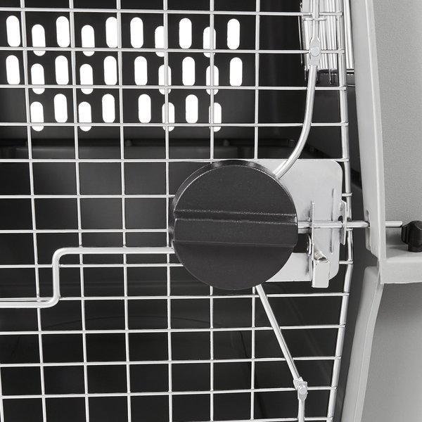 Show full view: Petmate Sky Dog & Cat Kennel, Gray, 36-in, 50-70-lbs slide 9 of 13