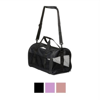 Show full view: Petmate Soft-Sided Dog & Cat Carrier Bag, Black, up to 10-lbs slide 3 of 11