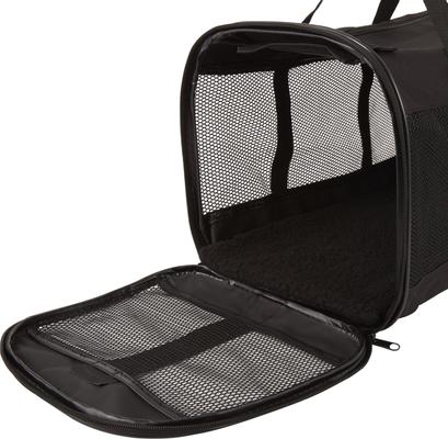 Show full view: Petmate Soft-Sided Dog & Cat Carrier Bag, Black, up to 15-lbs slide 5 of 9