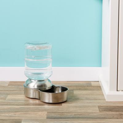PETMATE Stainless Steel Replendish Waterer, Small, 1-gal
