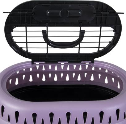 Show full view: Petmate Top Load Cat Kennel, Pearl Bubble Grape/Black slide 5 of 8