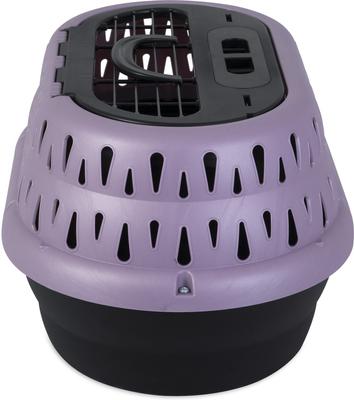 Show full view: Petmate Top Load Cat Kennel, Pearl Bubble Grape/Black slide 6 of 8