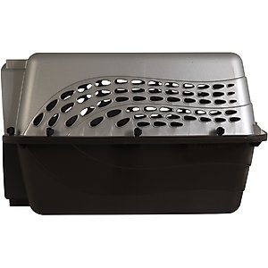Petmate Two Door Top Load Dog & Cat Kennel, Tan, 24 inches, up to 15-lbs