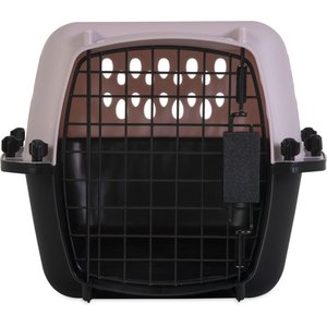 Petmate Vari Portable Dog & Cat Kennel, Pearl Pink/Black, 19-in, up to 10-lbs
